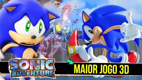 Sonic adventure | MELHOR jogo 3D do SONIC #shorts