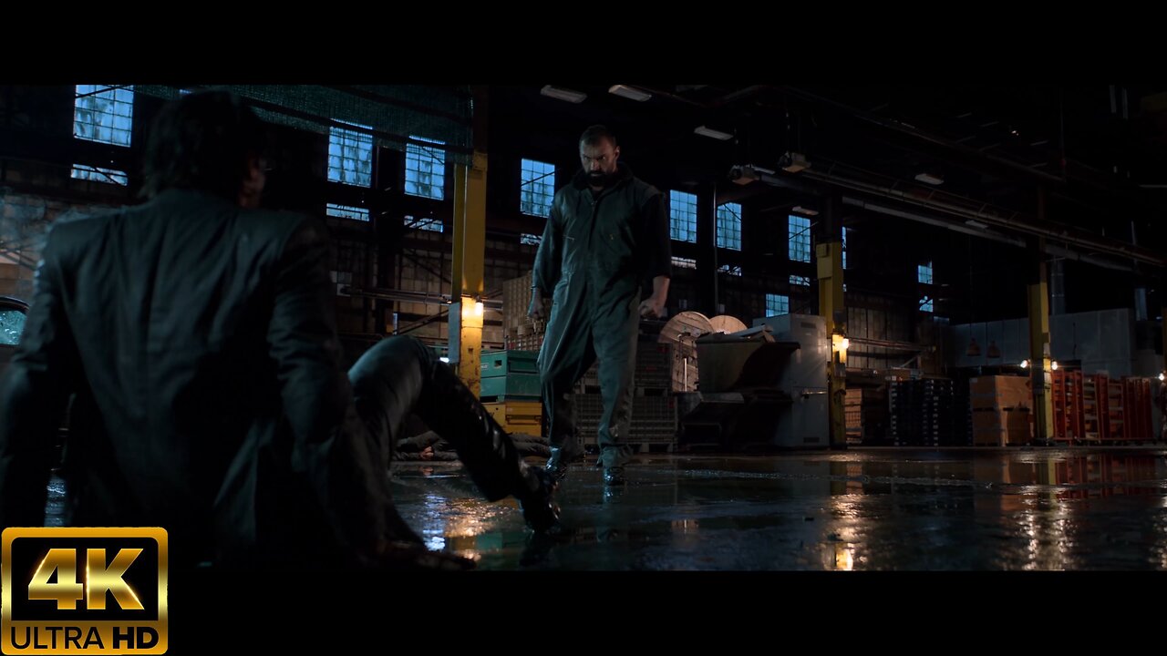 John Wick: Chapter 2 (2017) 4K - Getting back the car scene - [Part 2/2]