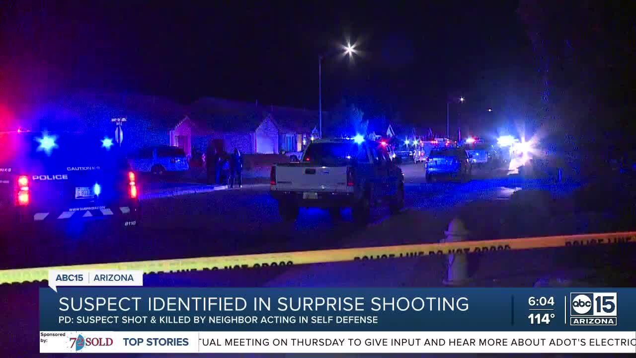 Surprise identified in Surprise shooting