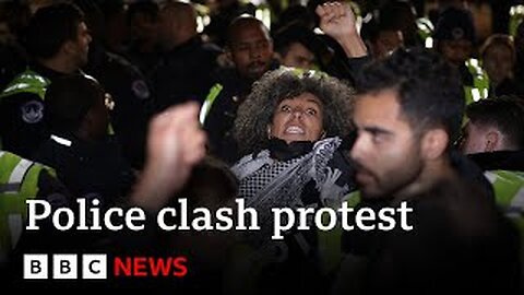 Israel-Gaza: Ceasefire protest at Democrats'national headquarters turns violent - BBCNews