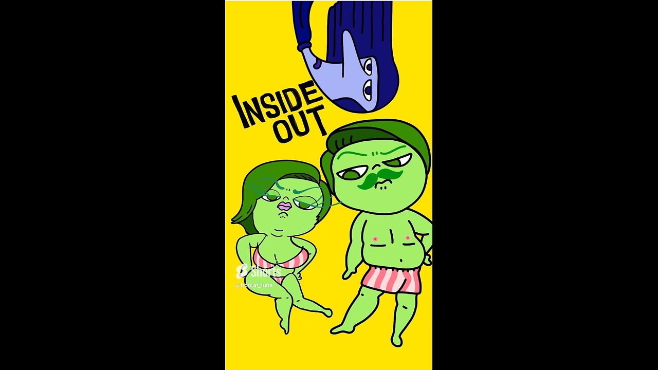 inside out 2 gender swap outlines meme #animation