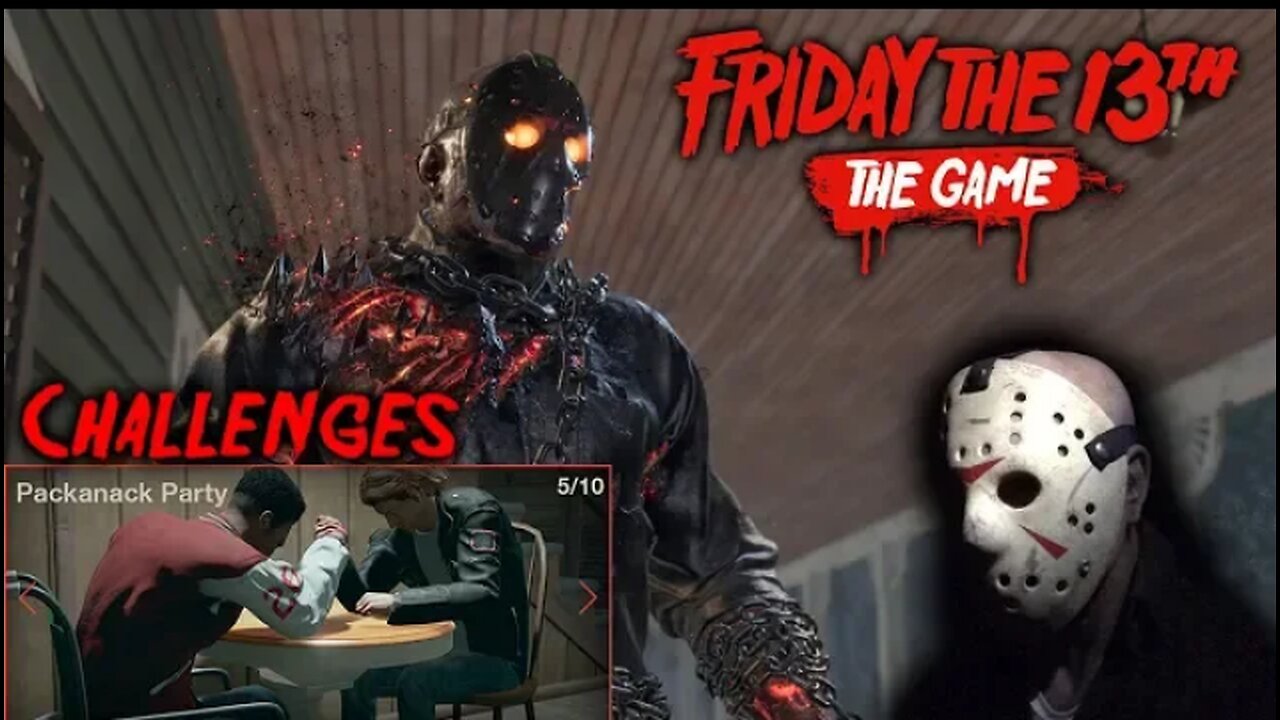 Friday the 13th the game - Gameplay 2.0 - Challenge 5 - Savini Jason