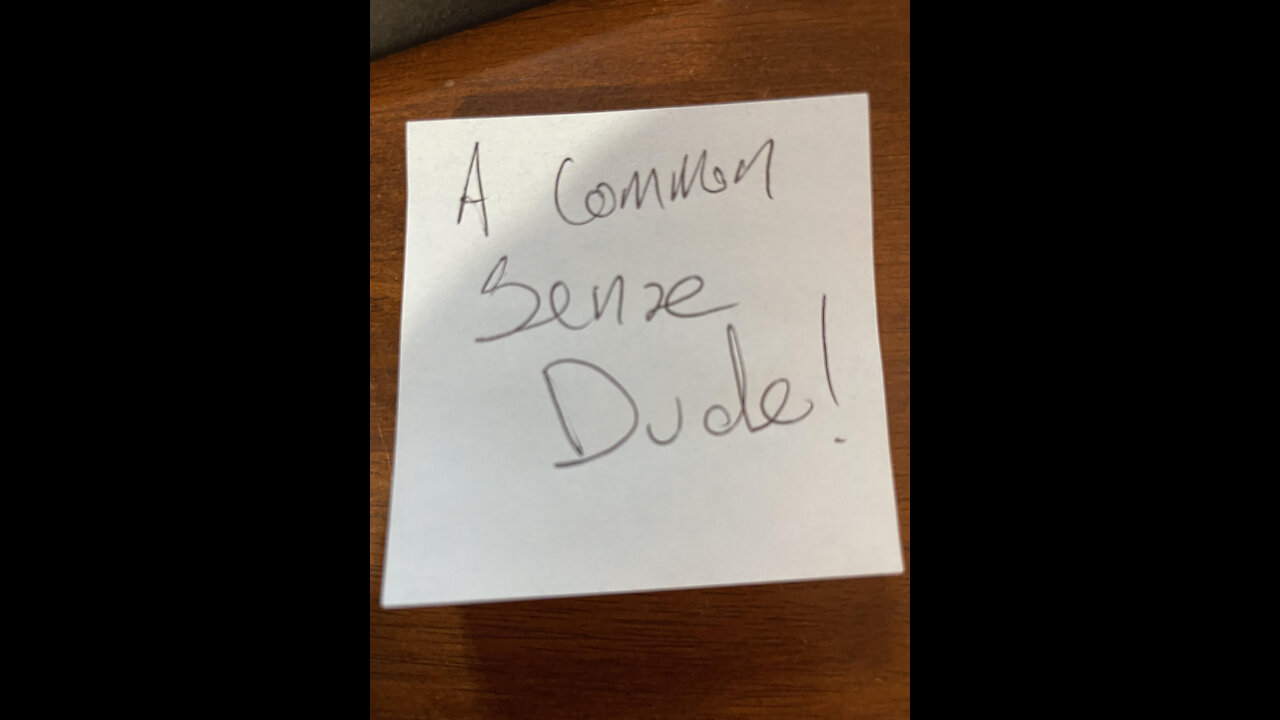 A Common Sense Dude Episode 001