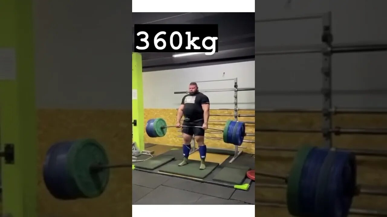 NEDZMIN AMBESKOVIC tirando 360kg do chão como se não fosse NADA #Shorts