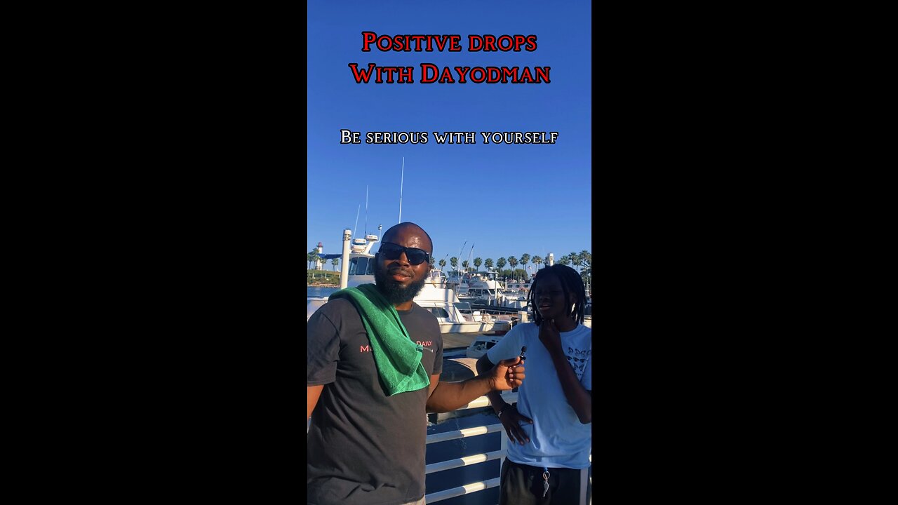 Be Serious With Yourself #dayodman #motivation #eeyayyahh #motivationalspeaker #positivity