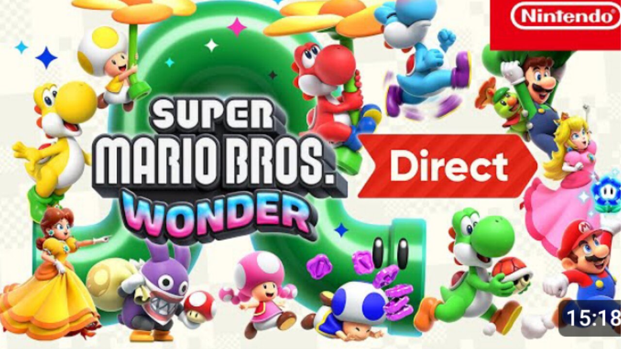 Super Mario bros.wonder Direct 9.01.2023