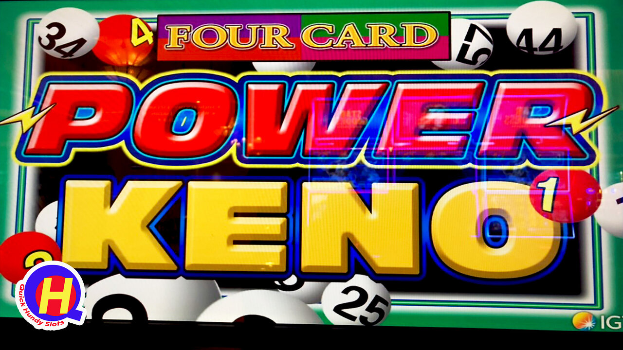 Rumble Exclusive! QHS Free Play May: Day 22 Four Card Power KENO!