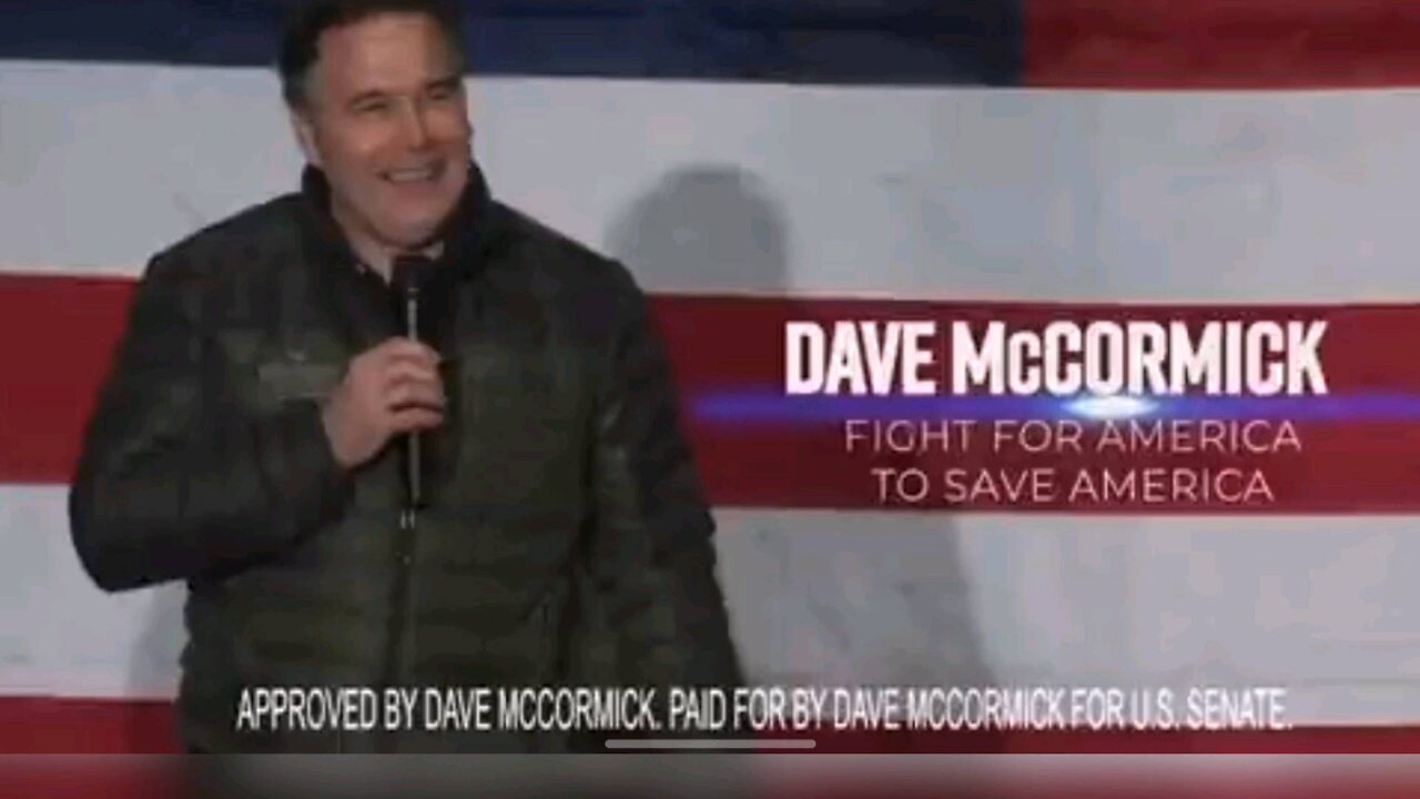 Dave McCormick commercial #LGB