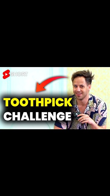 The Toothpick Challenge! ⚠️