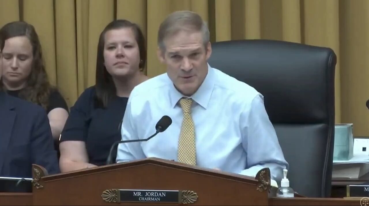 Rep Jim Jordan: Campaign Finance Expert Wasn't Allowed To Testify About Campaign Finance?