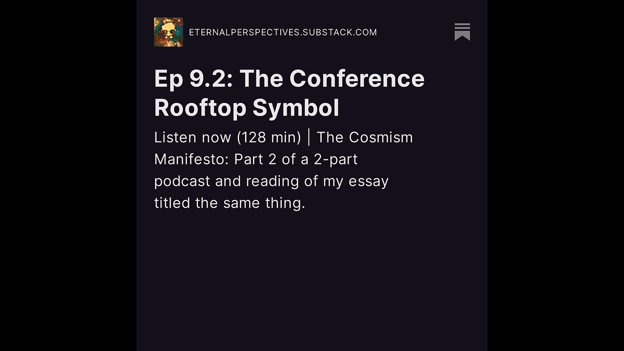 Eternal Perspectives - Ep 9.2: The Conference Rooftop Symbol