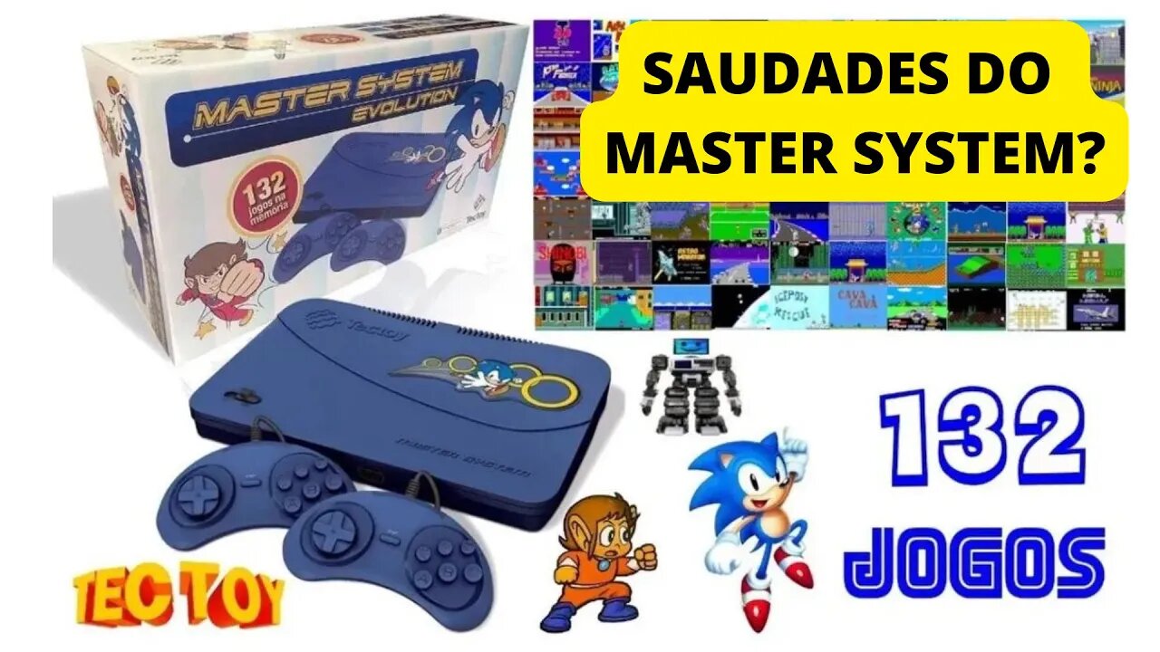 Conheça o Master System Evolution | É Nostalgia que se Diz?