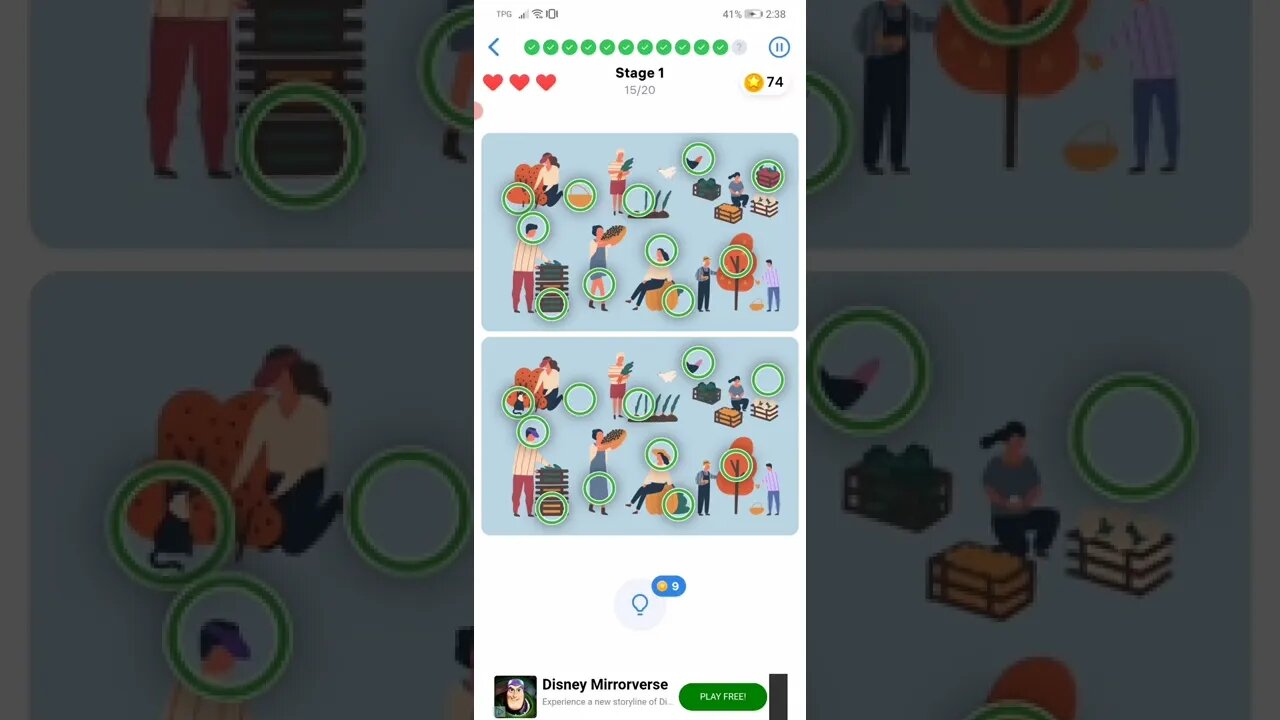 Differences - Stage 1 - Level 15 of 20
