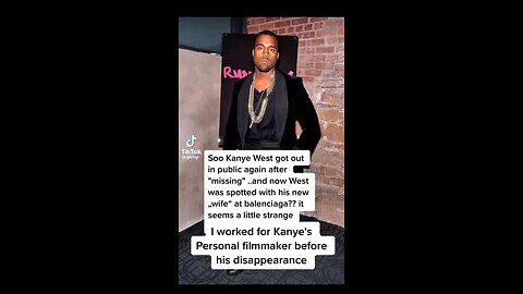 Kanye west is dead proof 👀