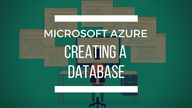 Azure: Creating a SQL Database