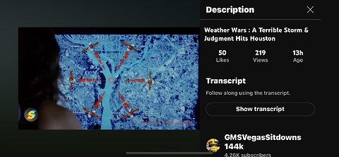 Weather Wars: A Terrible Storm ⛈️ & Judgement Hits Houston @GMSVegasSitdowns144K