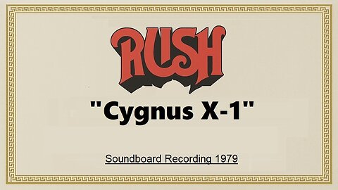 Rush - Cygnus X-1 (Live in Offenbach, Germany 1979)