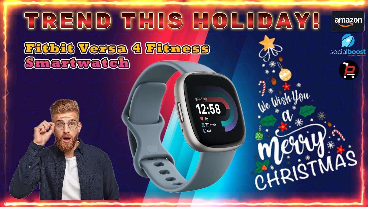 Fitbit Versa 4 Fitness Smartwatch 🎁 | Holiday Gift Review for Health & Fitness