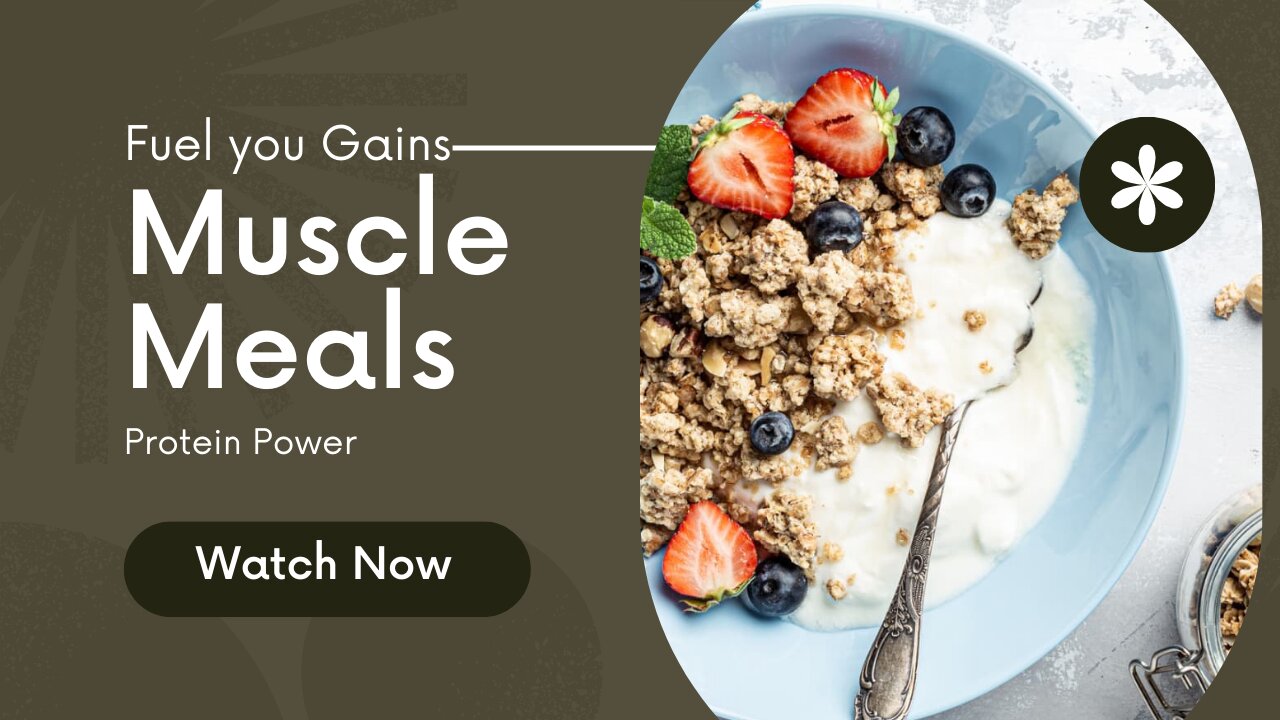 Muscle Meals: Cooking Your Way to a Stronger, Healthier You with Protein Recipes