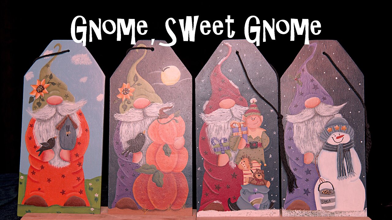 Gnome tole painting