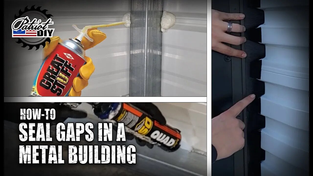 How To Seal Gaps In A Metal Building