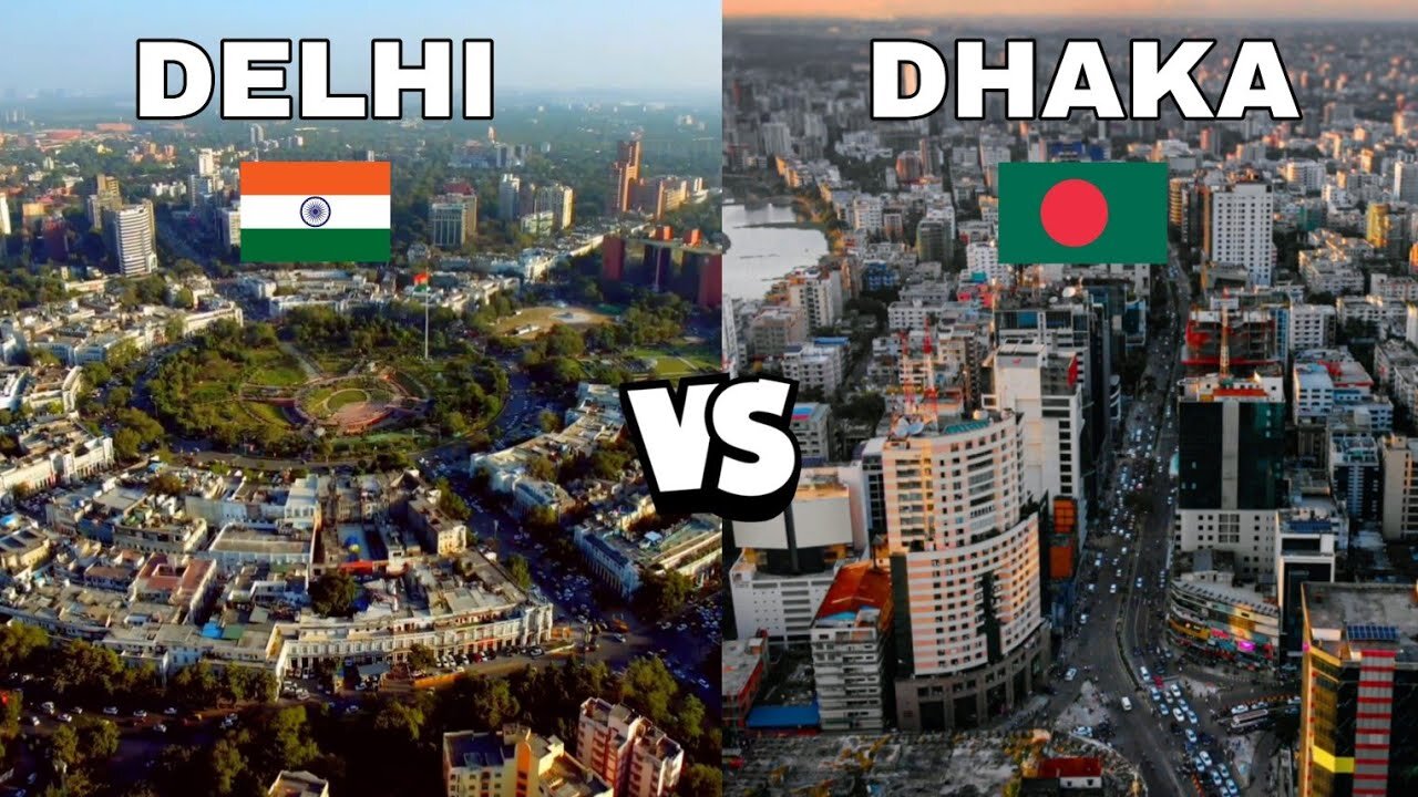 Dhaka vs delhi comparison| delhi vs dhaka| #dhakavsdelhi #delhivsdhaka