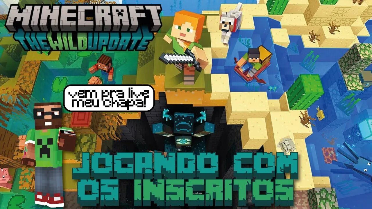 JOGANDO COM OS INSCRITOS! VEM JOGAR TAMBÉM!