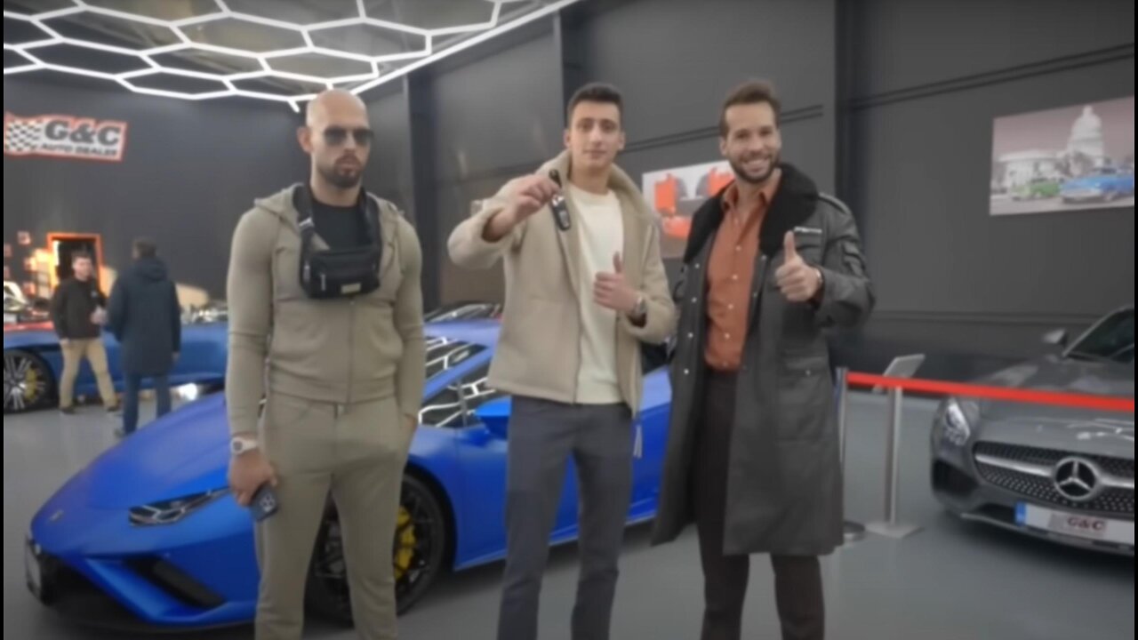 Tristan Tate Buy's Employee New Lambo💙🤯