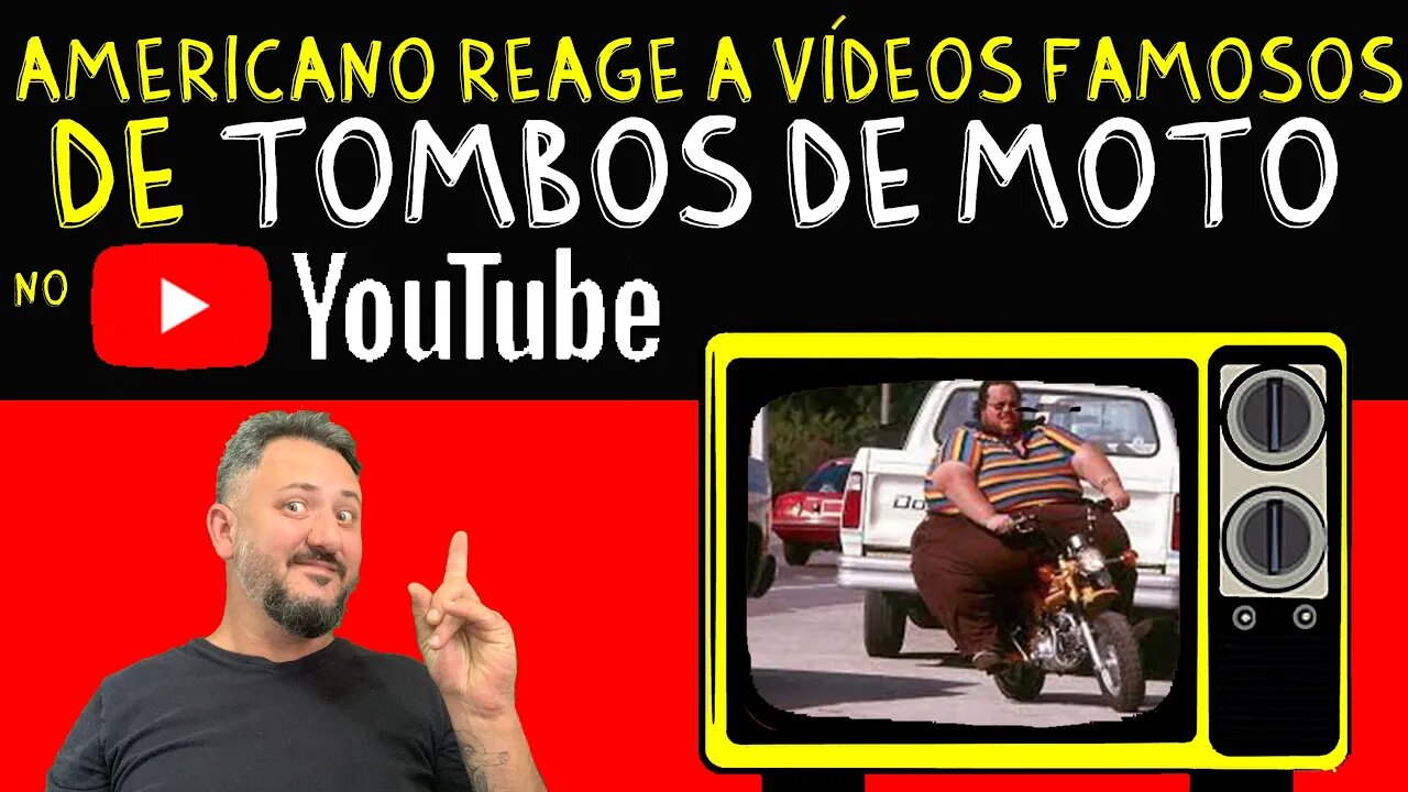 Americano Reage a vídeos "famosos" de TOMBOS de MOTO no YOUTUBE