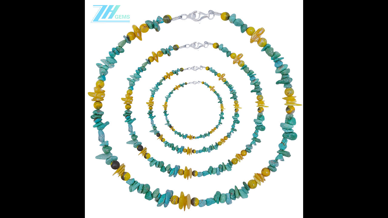 Natural turquoise Amber Bumble bee green and yellow beads free-shape Simple atmosphere