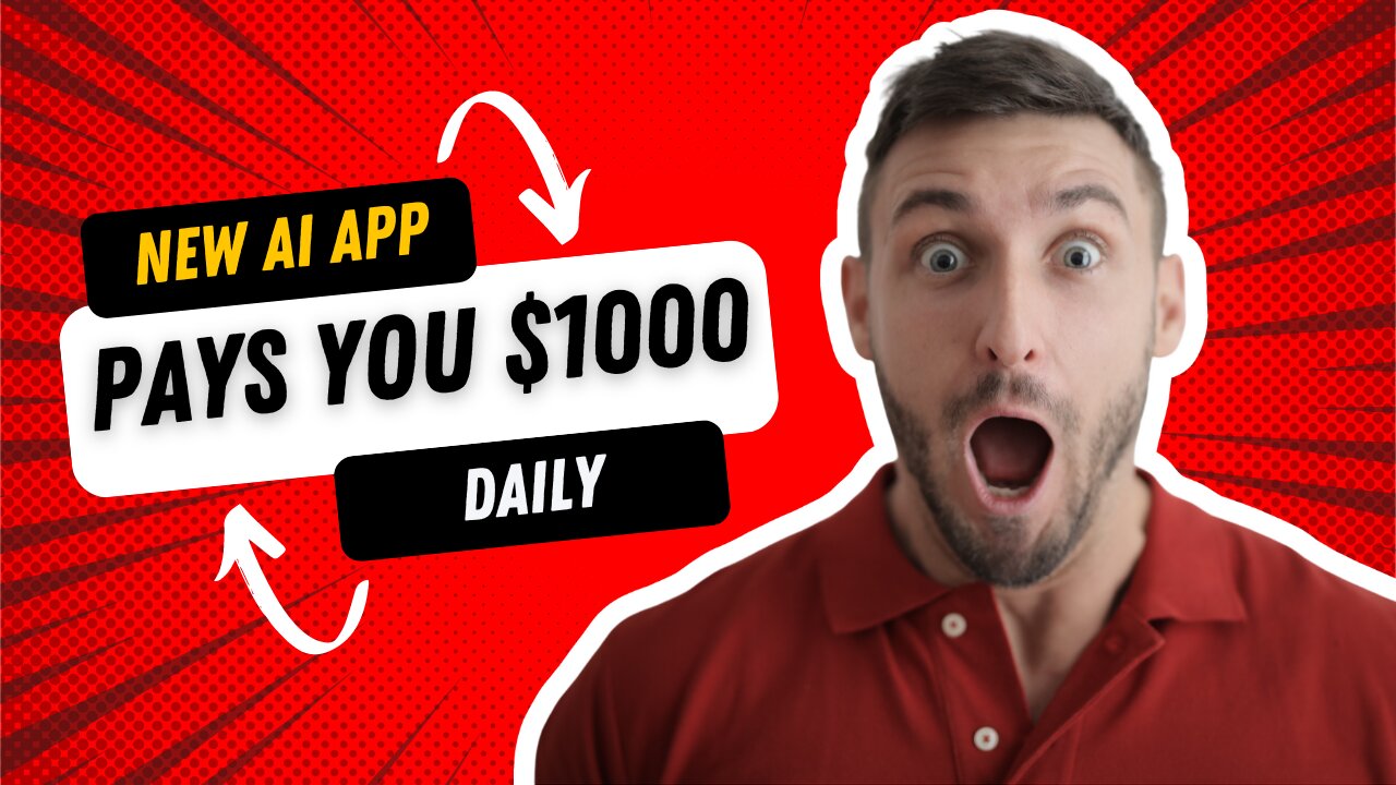 NEW AI App Pays You $1,000 Daily Within 24 Hours! (Free Money-Making AI Bot)