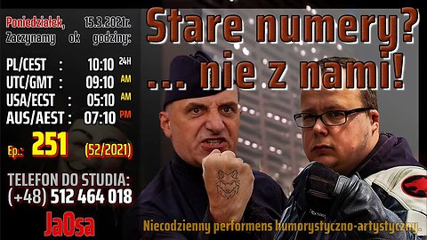 Stare numery? ... nie z nami! - Olszański, Osadowski NPTV (15.03.2021)