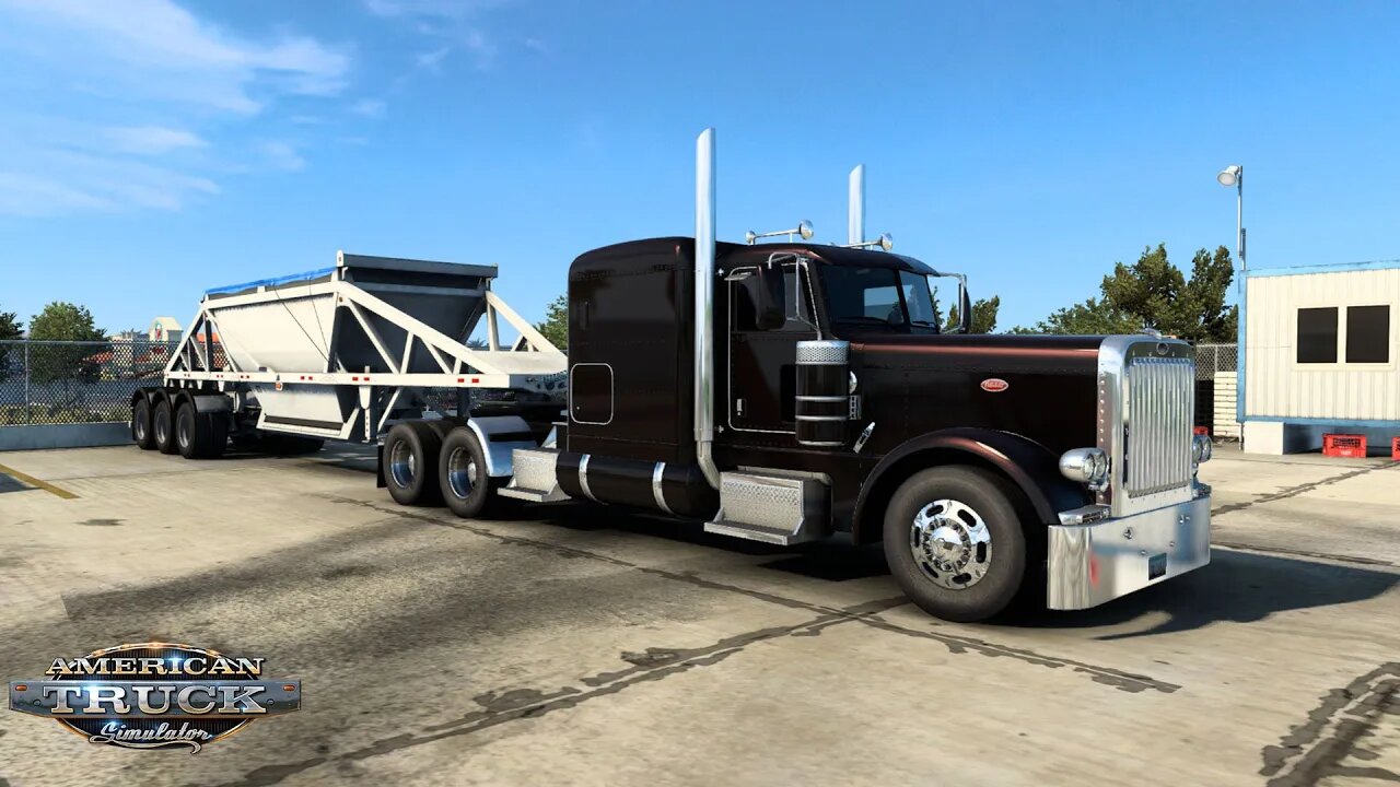 ATS Gameplay | Peterbilt 389 | Santa Maria CA to Santa Cruz CA | Stones 35,494lb