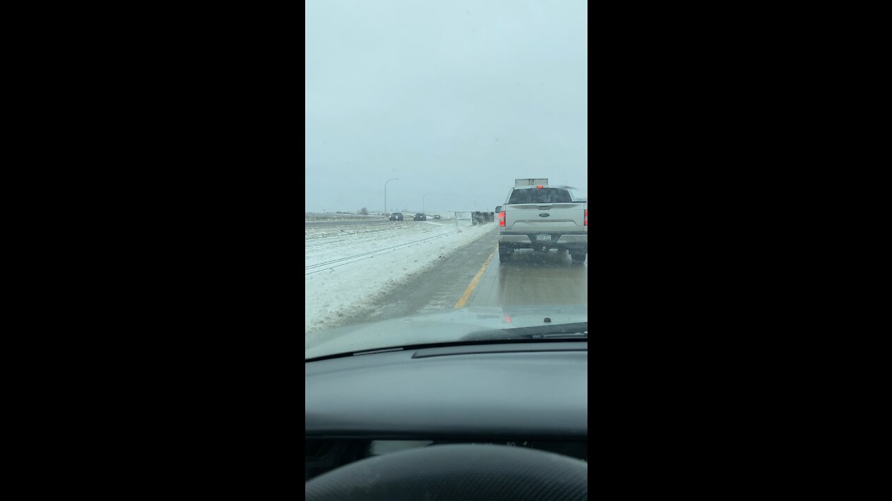 Overturned Semi 11/12/2021 I-94 North Dakota