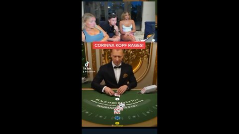 CORINNA KOPF LOSES $10,000 ON BLACKJACK!