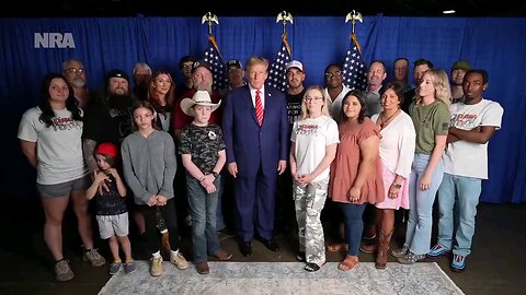 Trump with NRA members 🔥