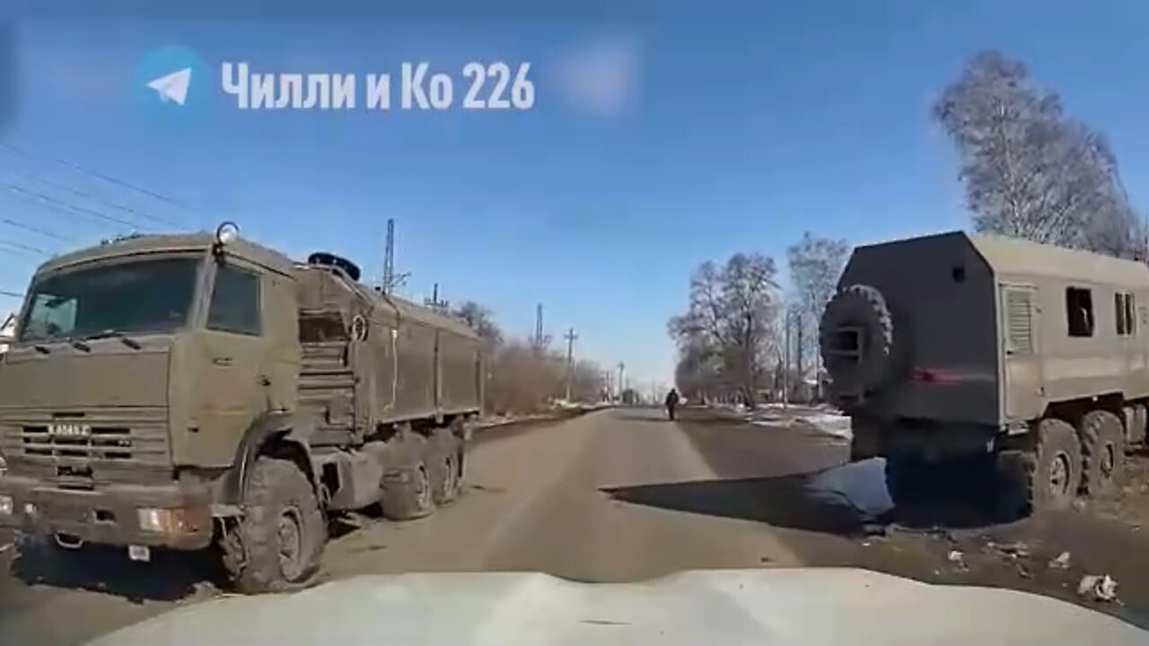 Ambush of Russian transport.