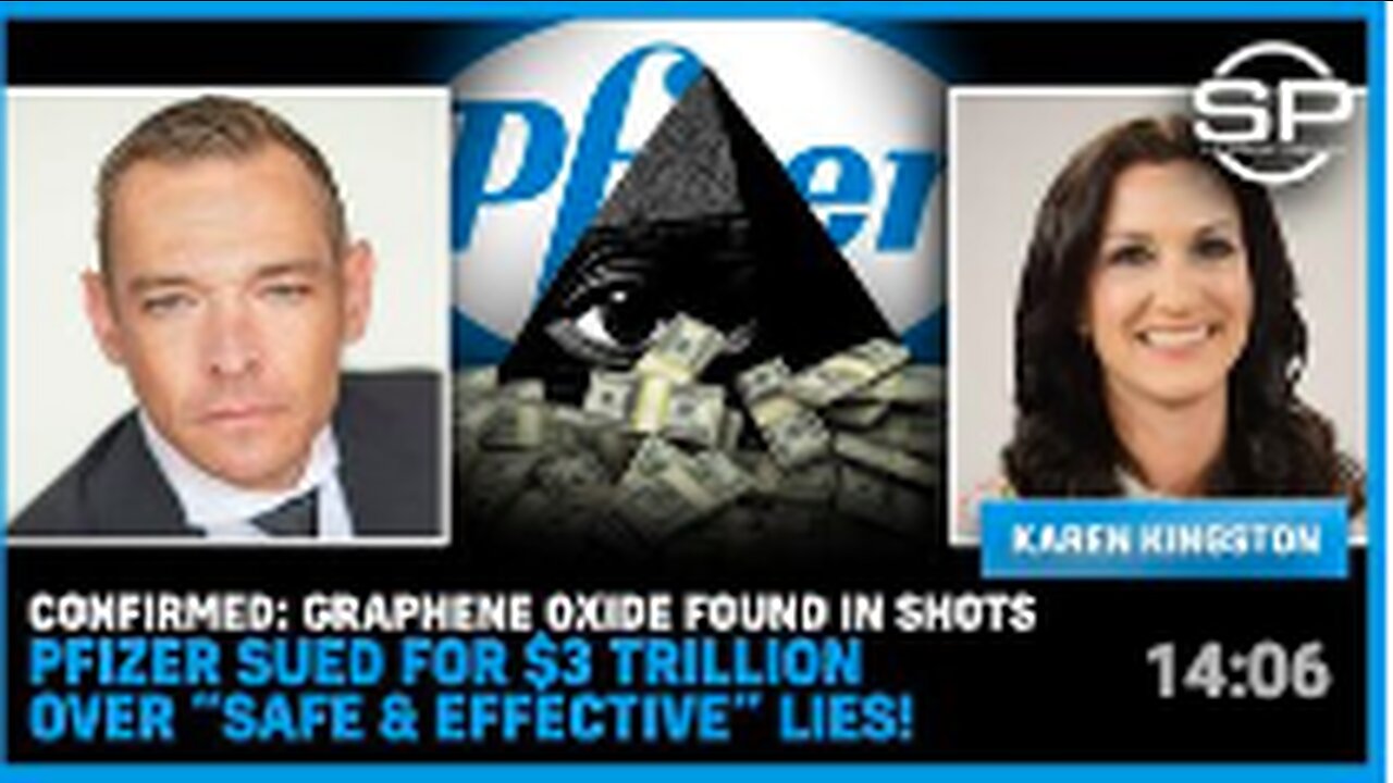 CONFIRMED: Graphene Oxide Found In SHOTS Pfizer SUED For $3 TRILLION Over “Safe & Effective” LIES!