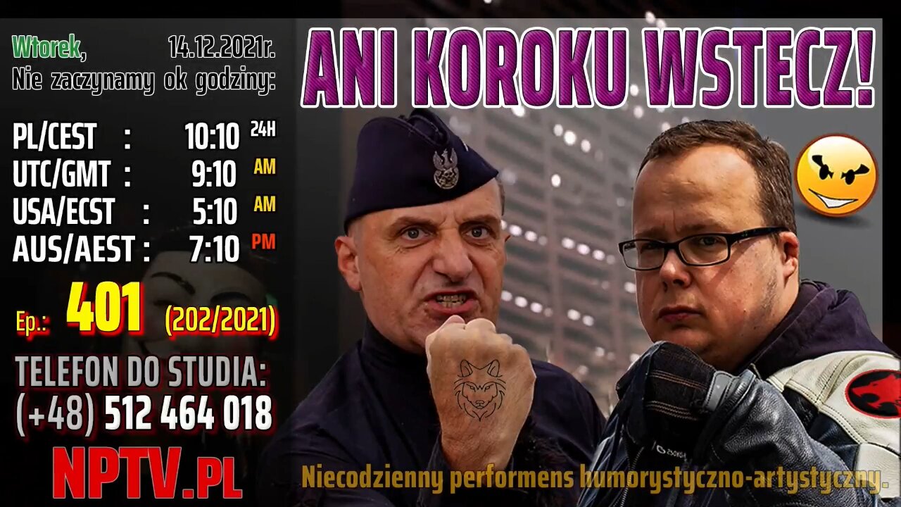 ANI KORoku WSTECZ! - Olszański, Osadowski NPTV (14.12.2021)