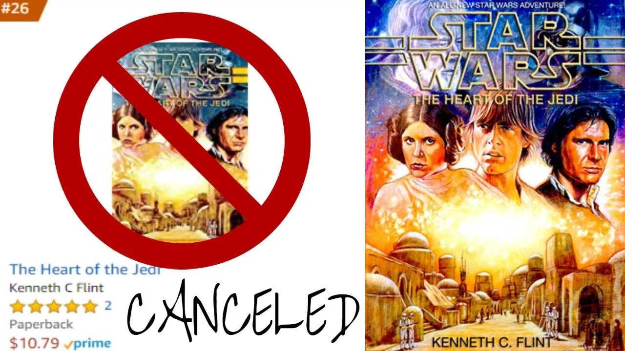 THE HEART OF THE JEDI Expanded Universe Book Removed From Amazon - Kenneth C. Flint