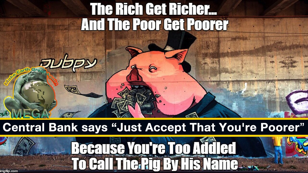 Central Bank says "Just Accept That You're Poorer" -- "If we are divided, we have no hope. If we come together, we can beat them!" ~ Lynette Zang