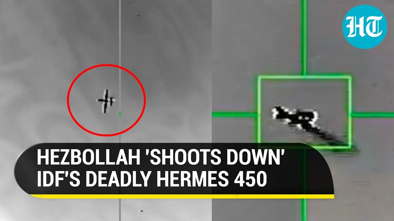 Hezbollah 'Blows Up Backbone' Of Israel's Drone Fleet; Hermes 450 'Shot Down' Near Lebanese Border