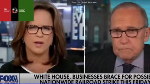 Larry Kudlow and Corporate Media MELTDOWN Over Rail Strike