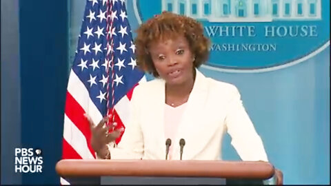 WH Press Secretary Karine Jean-Pierre Incomprehensible Nonsense