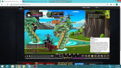 AQW Dragon of Time hard rend quest fastest way Tutorial