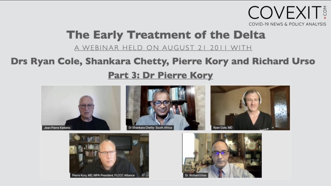 Dr. Pierre Kory Discusses the Revision of the FLCCC Treatment Protocols (Part 3)