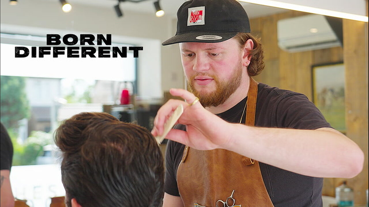 Barber With Tourettes Tells His Clients To F*** Off! | BORN DIFFERENT