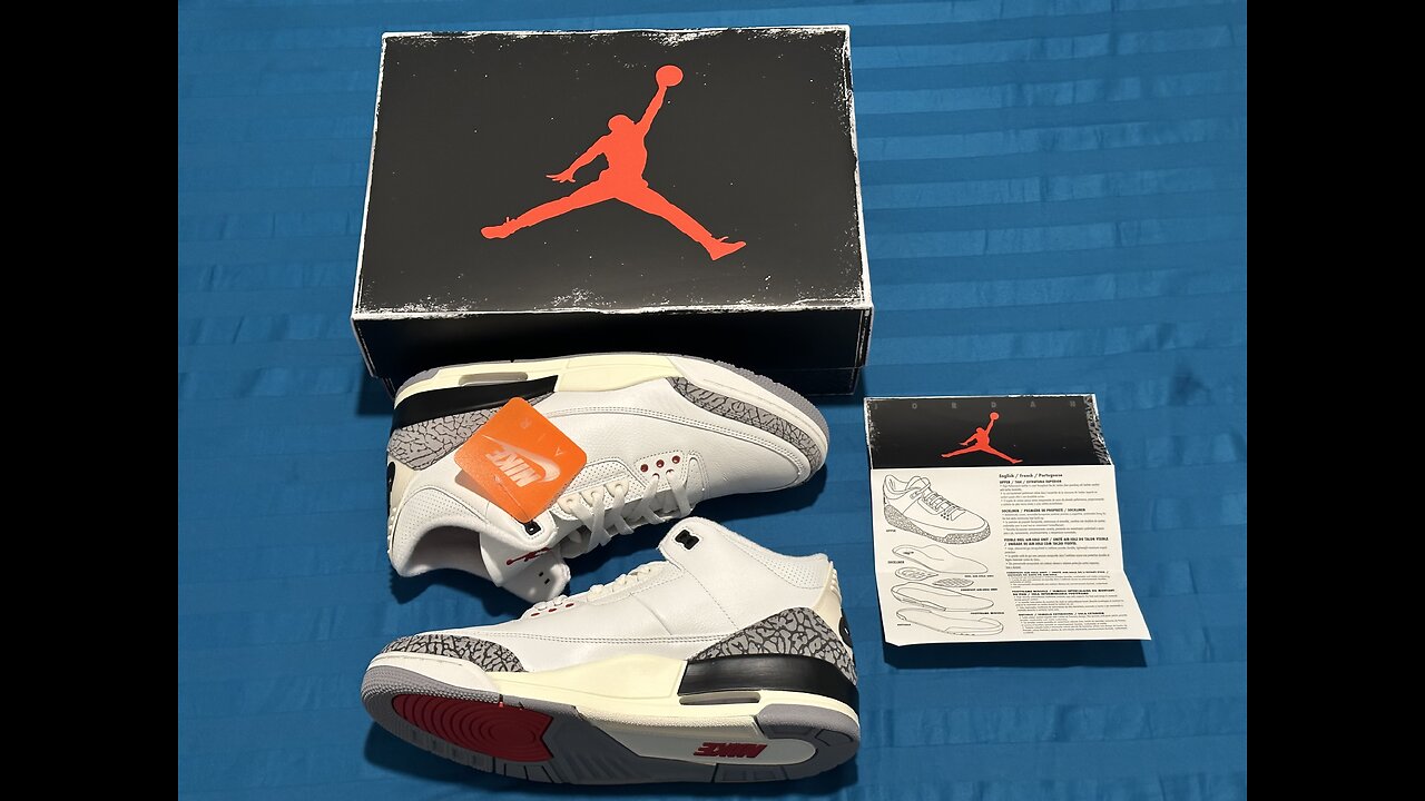 Air Jordan 3 Retro White Cement Reimagined Unboxing