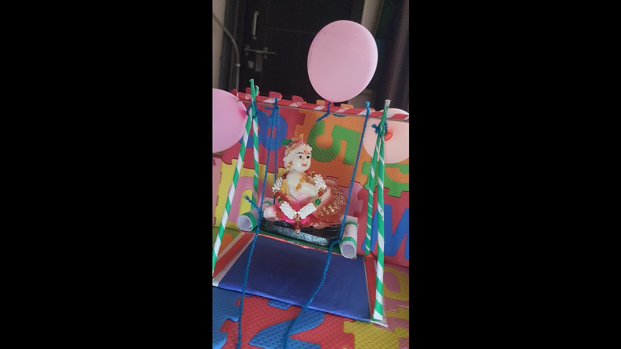 Krishn jhula #artandcraft