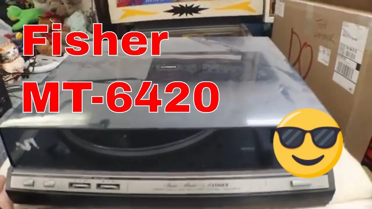 Fisher MT-6420 Direct Drive Turntable / Lets See If We Can Get It Working